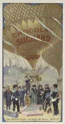 Postballon bei der Belagerung von Paris, Deutsch-Französischer Krieg, 1870-1871